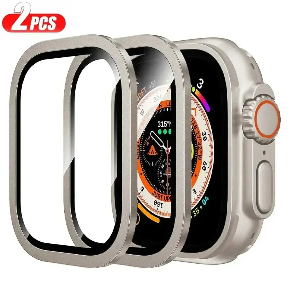 アルミニウム合金ケース + 強化ガラス Apple Watc - Smartwatch Straps & Accessories のレビューと価格