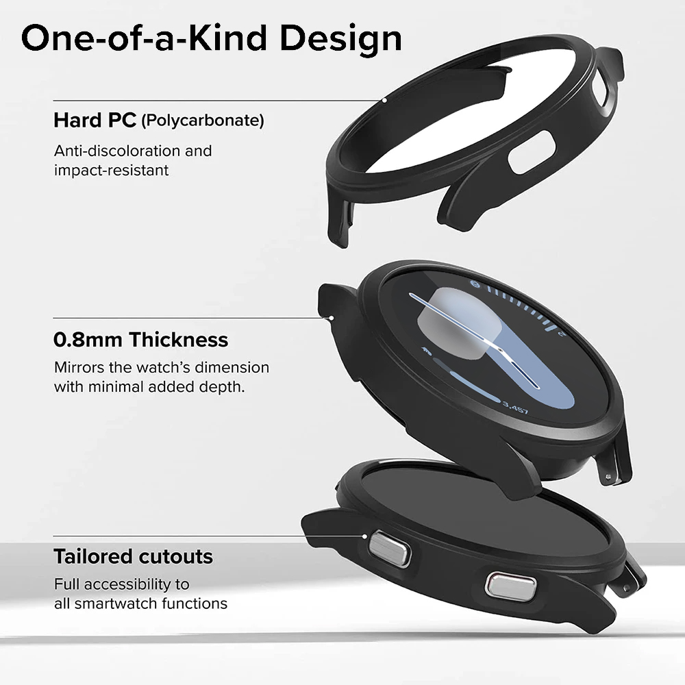 サムスンギャラクシーウォッチ7用保護ハードバンパーケース,4 - Smartwatch Watch Accessories For Women のレビューと価格