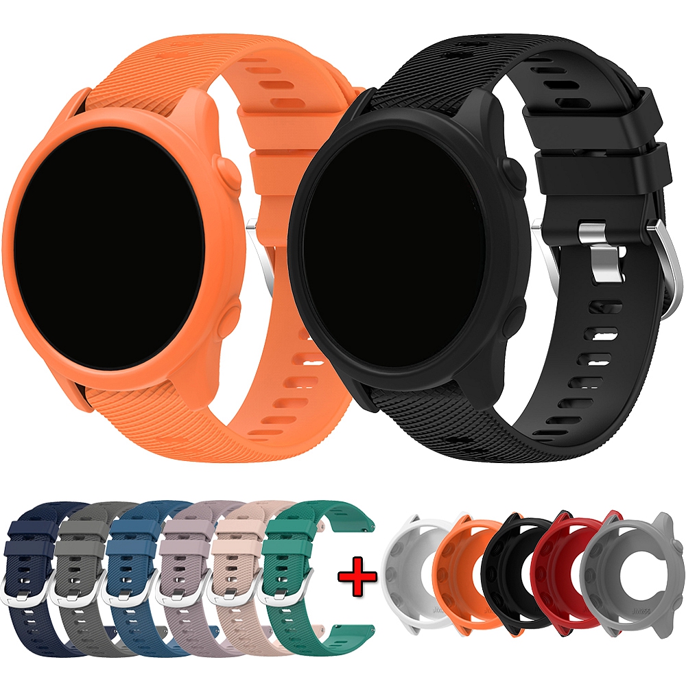 ガーミンフォアランナー用シリコンウォッチバンドとケース,スマ - Silicone Band Replacement のレビューと価格